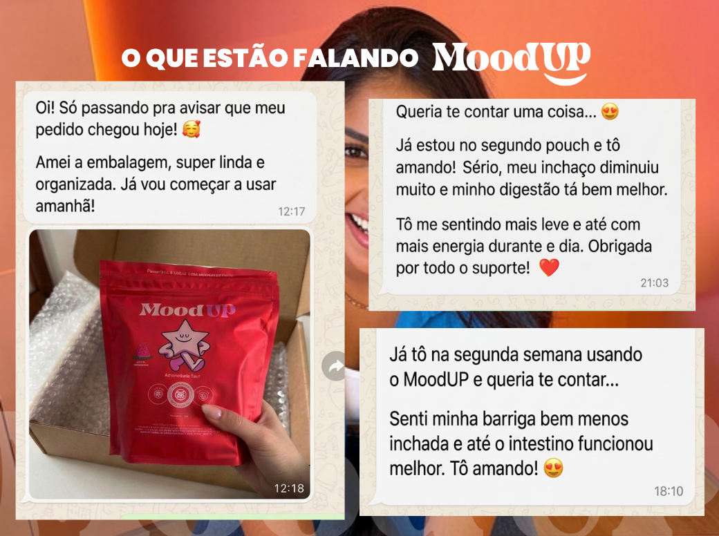 O que estão falando do MoodUP: mensagens de clientes